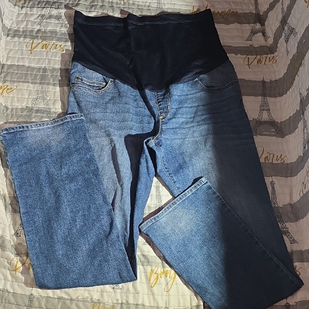 Liz Lange Blue Maternity Jeans